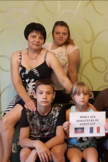 Olya Sidorenko et ses 5 enfants
